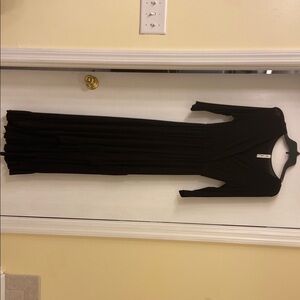 Black maternity dress